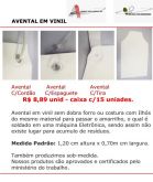 Avental em vinil