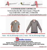 JALECO DE BRIM CINZA - MC & ML